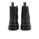 Dr. Martens Jadon Leather Platform Boots Galaxy Grey