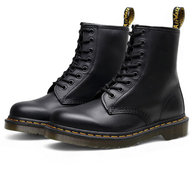 Dr. Martens 1460 Smooth Leather Lace Up Boots Black