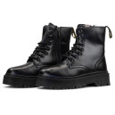 Ботинки Dr. Martens Jadon Smooth Leather Boots Black С МЕХОМ Черный