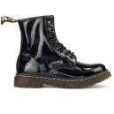 Черевики Dr. Martens 1460 Patent Leather Lace Up Boots Black З ХУТРОМ Чорний