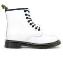 Черевики Dr. Martens 1460 Smooth Leather Lace Up Boots White З ХУТРОМ Білий