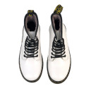 Черевики Dr. Martens 1460 Smooth Leather Lace Up Boots White З ХУТРОМ Білий