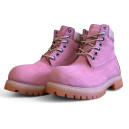 Черевики Timberland Classic 6-Inch Boot Pink З ХУТРОМ Рожевий