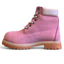 Черевики Timberland Classic 6-Inch Boot Pink З ХУТРОМ Рожевий