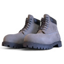 Черевики Timberland Classic 6-Inch Boot Gray З ХУТРОМ Сірий