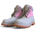 Boots Timberland Classic 6-Inch Boot Pink Gray FLEECE Multicolored