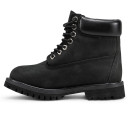 Ботинки Timberland Classic 6-Inch Boot Black С ФЛИСОМ Черный