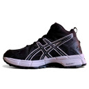 Кроссовки Asics Gel Kahana 8 High Black White С МЕХОМ Черный/белый