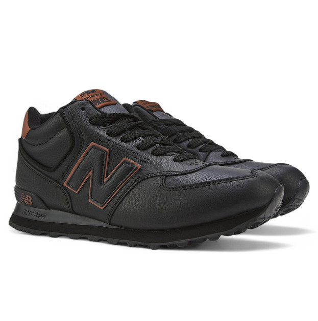 New Balance 574 Black Brown З ХУТРОМ
