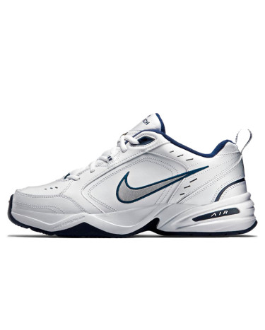 Кроссовки Nike Air Monarch IV White Navy 415445-102 Белый/серый