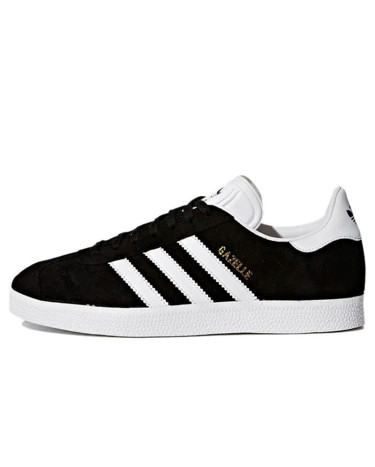 Кросівки Adidas Gazelle Black White-Gold Metallic BA9595 Чорний/білий