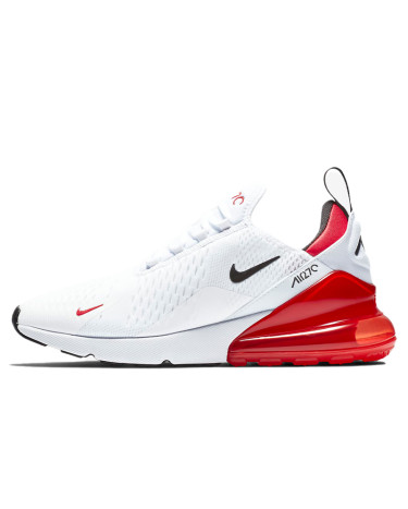Кроссовки Nike Air Max 270 White Black University Red BV2523-100 Белый/красный