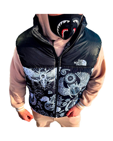 Верхній одяг унісекс The North Face 1996 Retro Nuptse Vest Чорний/білий