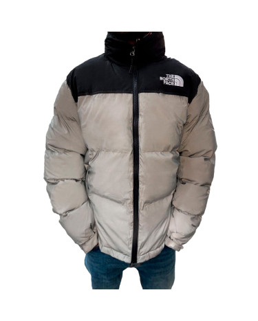 Верхній одяг Пуховик Унісекс рефлективний The North Face 1996 Retro Nuptse Jacket 700 Чорний/сірий