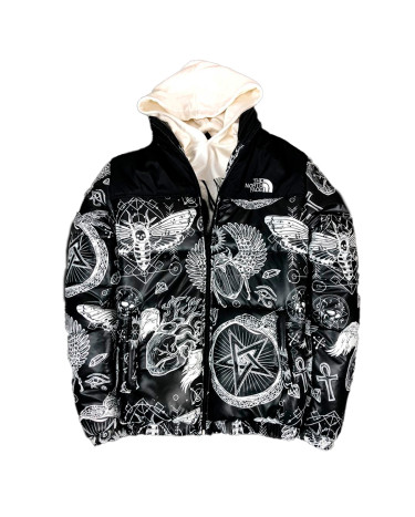 Верхній одяг Пуховик Унісекс The North Face 1996 Retro Nuptse Jacket Чорний/білий