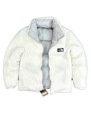 Верхняя одежда Пуховик Унісекс Двосторонній The North Face 1996 Retro Nuptse Jacket Белый/серый