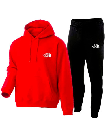 Спортивний одяг Унісекс Спортивний Костюм The North Face Чорний/червоний