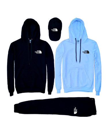 Спортивний одяг Унісекс Комплект 4in1 The North Face Чорний/білий