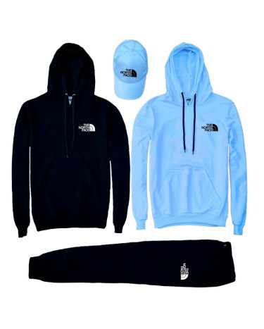 Спортивний одяг Унісекс Комплект 4in1 The North Face Чорний/білий
