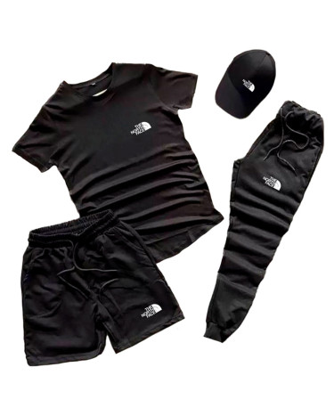 Спортивний одяг Унісекс Комплект 4in1 The North Face Чорний