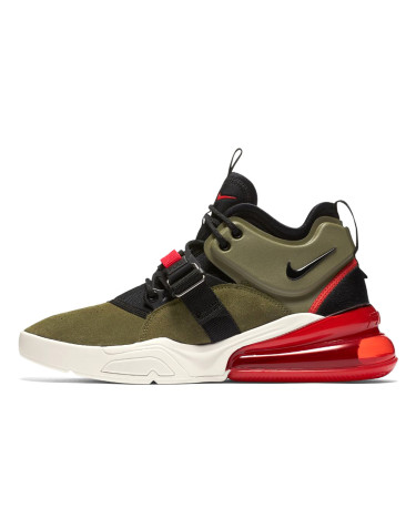 Sneakers Nike Air Force 270 Medium Olive Challenge Red AH6772-200 Olive