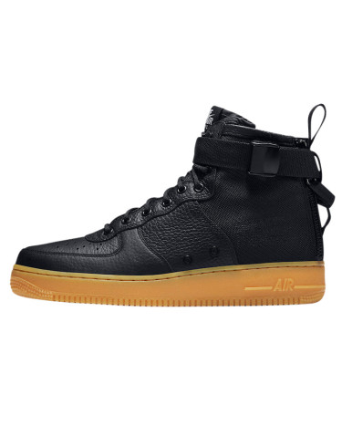 Sneakers Nike SF Air Force 1 Mid Black Gum 917753-003 Black