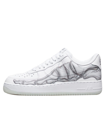 Кросівки Nike Air Force 1 Low Skeleton Halloween BQ7541-100 Білий/сірий