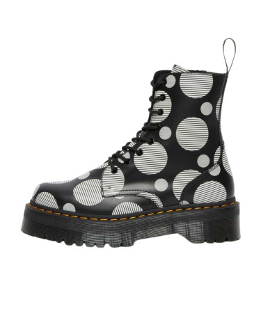Boots Dr. Martens Jadon Polka Dot Smooth Leather Platform Boots 26882009 Black/white