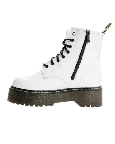 Черевики Dr. Martens Jadon Smooth Leather Platform Boots 15265100 Чорний/білий