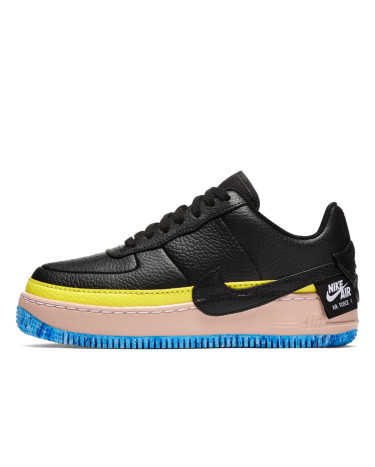 Кроссовки Nike Air Force 1 Jester XX Black Sonic Yellow Arctic Orange AT2497-001 Разноцветные