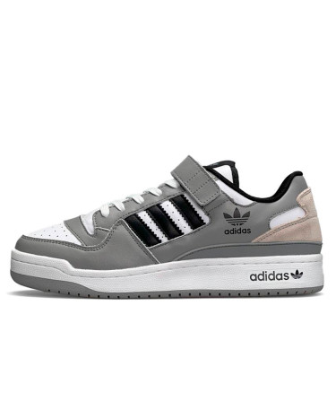 Кросівки Adidas Forum 84 Low Grey White Black Білий/сірий