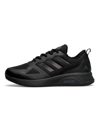Кросівки Adidas Cloudfoam Termo All Black с Флисом Чорний