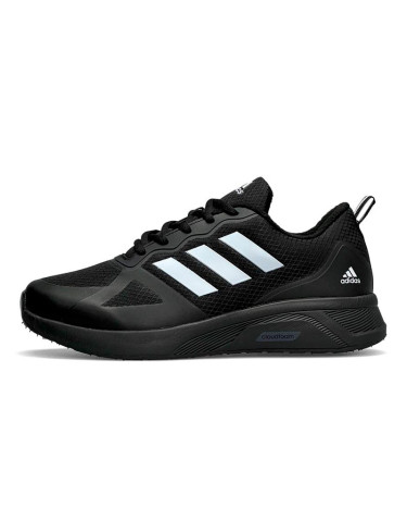 Кросівки Adidas Cloudfoam Termo Black White с Флисом Чорний/білий