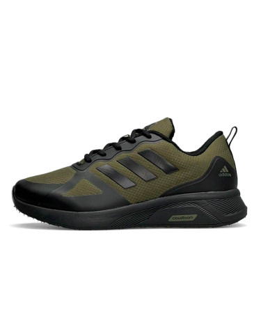 Sneakers Adidas Cloudfoam Termo Army Green с Флисом Olive