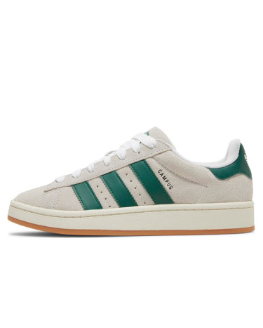 Кроссовки Adidas Campus 00s Crystal White Dark Green GY0038 Серый