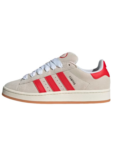 Кроссовки Adidas Campus 00s Crystal White Scarlet GY0037 Серый