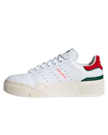 Кроссовки Adidas Stan Smith Bonega 2B White Scarlet Green HQ9882 Белый