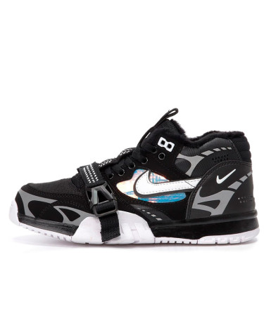 Кроссовки Nike Air Trainer 1 SP Black White Winter С МЕХОМ Разноцветные