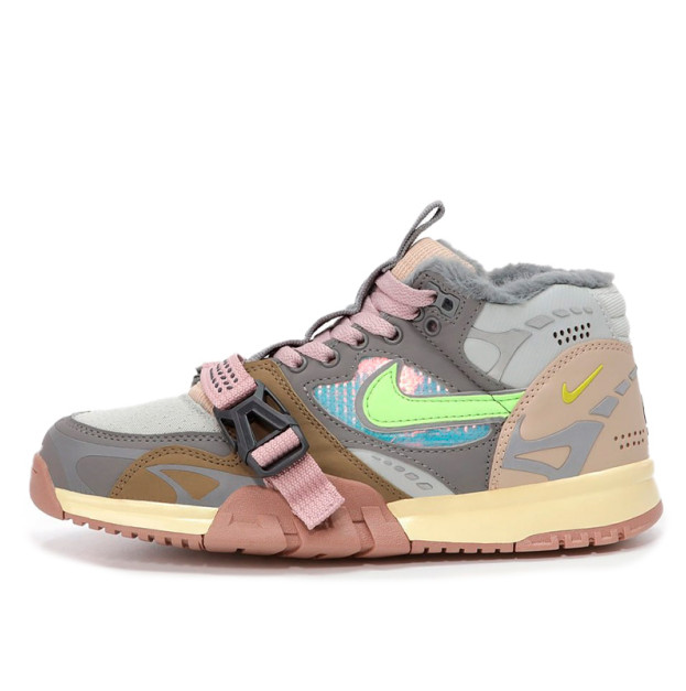 Nike Air Trainer 1 SP Grey Beige Pink Winter С МЕХОМ