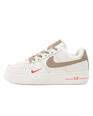 Sneakers Nike Air Force 1 Low Mocco II Winter С МЕХОМ Beige