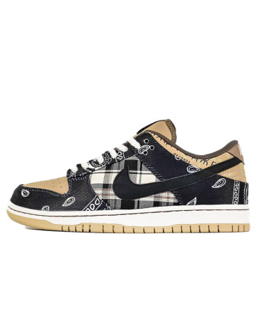 Кросівки Nike SB Dunk Low Travis Scott Winter С МЕХОМ Різнокольорові