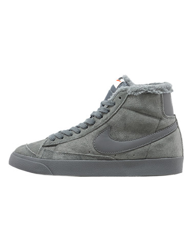 Sneakers Nike Blazer Grey Winter С МЕХОМ Grey