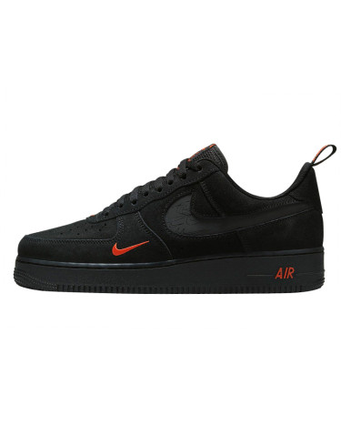 Кросівки Nike Air Force 1 Low Black Orange Reflective DZ4514-001 Чорний