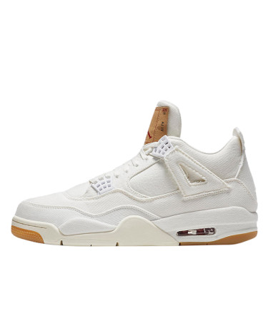 Кросівки Jordan 4 x Levi's White Denim AQ9103-100 Бежевий