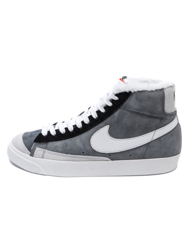 Sneakers Nike Blazer Grey White Winter С МЕХОМ Grey