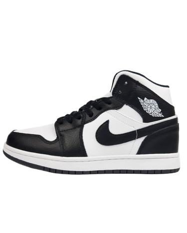 Sneakers Jordan 1 Retro High Black White Winter С МЕХОМ Black/white
