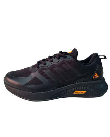 Sneakers Adidas Cloudfoam Black Orange Termo с Флисом Black