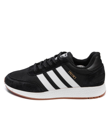 Sneakers Adidas Iniki Black White З ФЛІСОМ Black/white