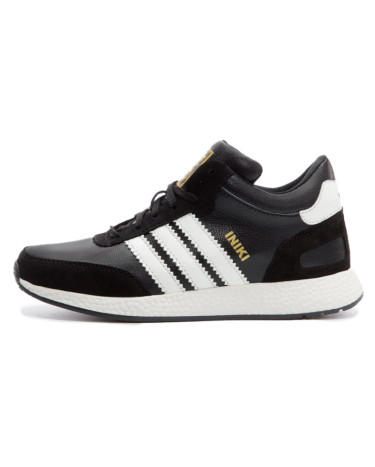 Sneakers Adidas Iniki Black White Winter 2 З ХУТРОМ Black/white