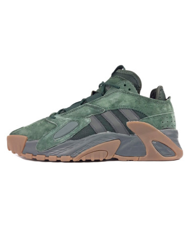 Кросівки Adidas Streetball Olive Winter Suede С МЕХОМ Оливковий